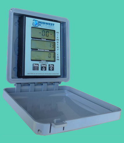 Flow Meter equipped with Sunshade option