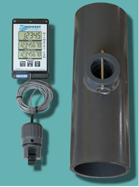 Detached Display Paddle Wheel Water Flow Meter