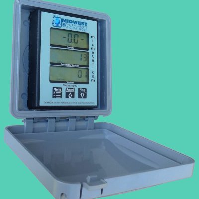 Flow Meter equipped with Sunshade option